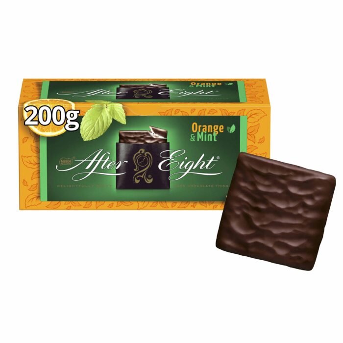 After Eight Orange & Mint Dark Chocolate Box - 200g - Image 1