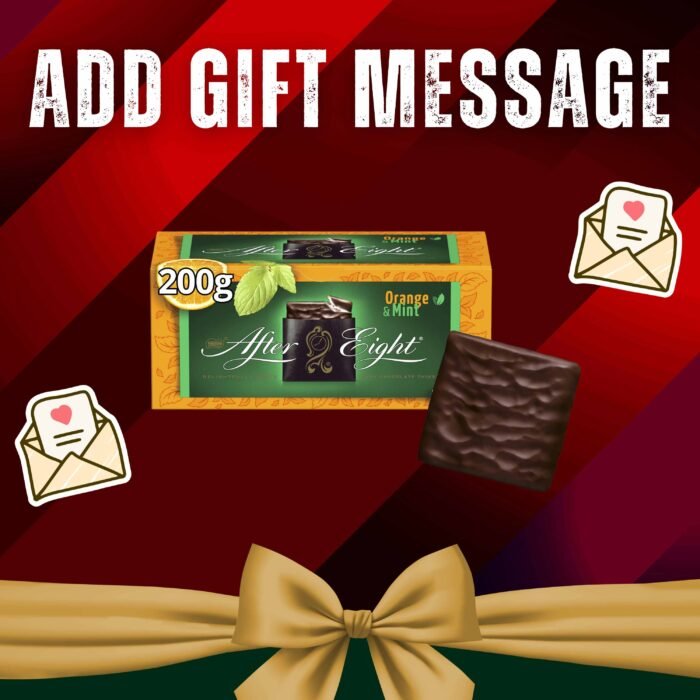 After Eight Orange & Mint Dark Chocolate Box - 200g - Image 2