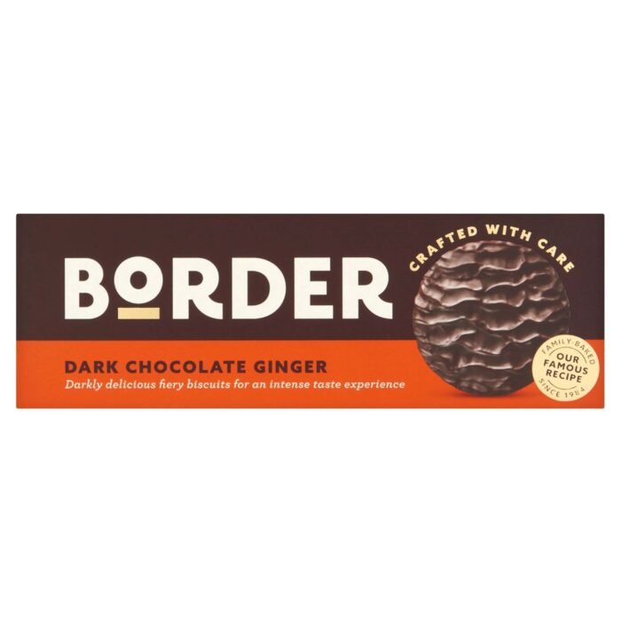 Border Biscuits Dark Chocolate Gingers - 150g - Image 1