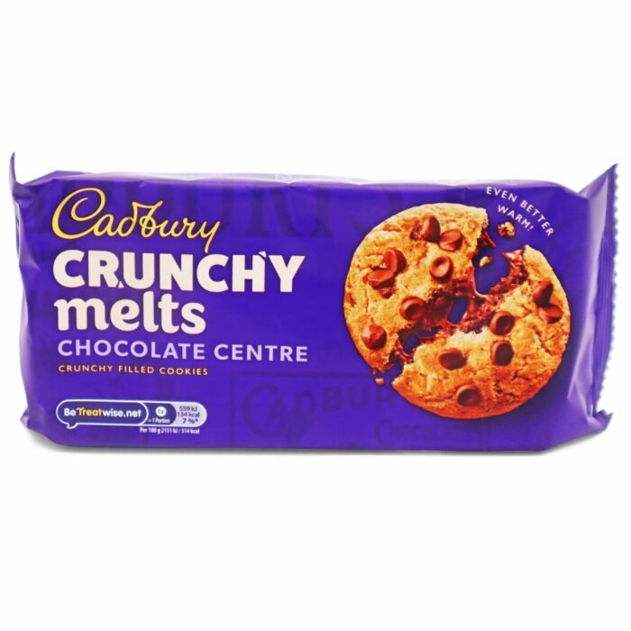 Cadbury Crunchy Melts Chocolate Centre Chocolate Chip Cookies - 156g - Image 1