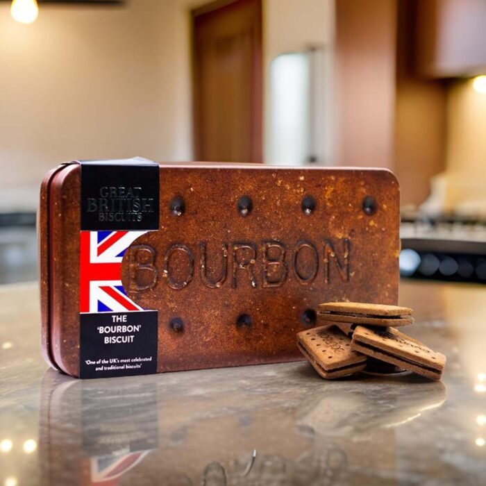 Giant Bourbon Biscuits Gift Set - Chocolate Novelty Biscuit Tin 400g - Image 1