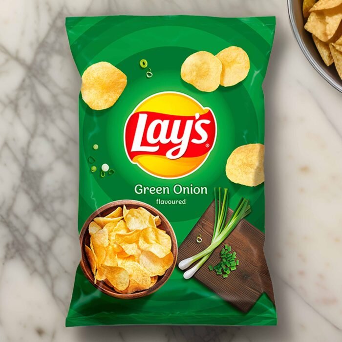 Lay's Green Onion Crisps - 140g - Image 2