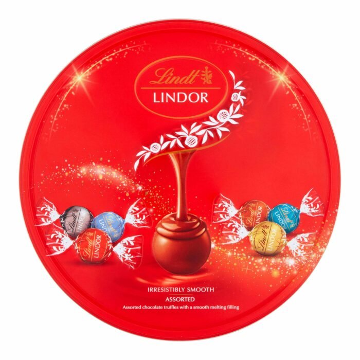 Lindt Lindor Assorted Chocolate Truffles Tin - 450g - Image 1