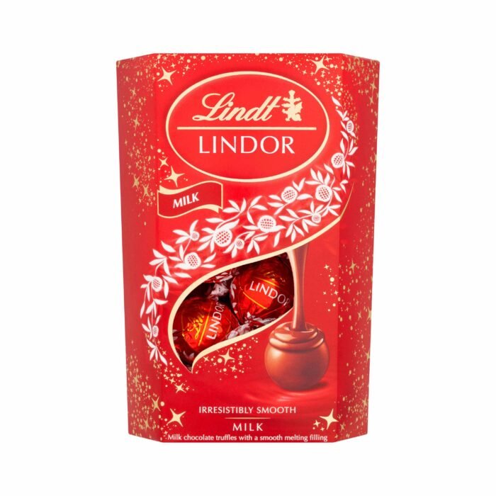 Lindt Lindor Milk Chocolate Truffles Box - 200g - Image 1