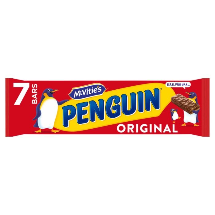 McVitie's Penguin Milk Chocolate Biscuit Bars - 7x36g - Image 1