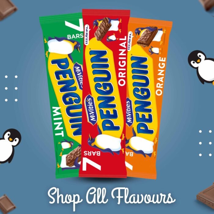 McVitie's Penguin Mint Chocolate Biscuit Bar - 7x24.6g - Image 2