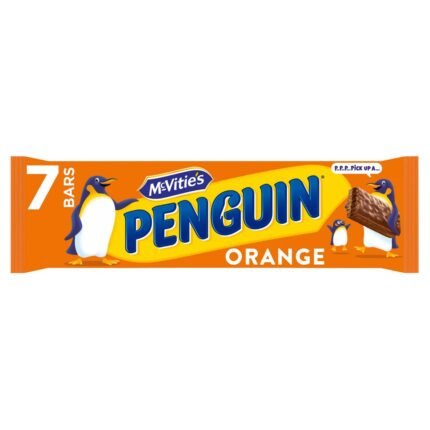 McVitie's Penguin Orange Chocolate Biscuit Bar - 7x24.6g