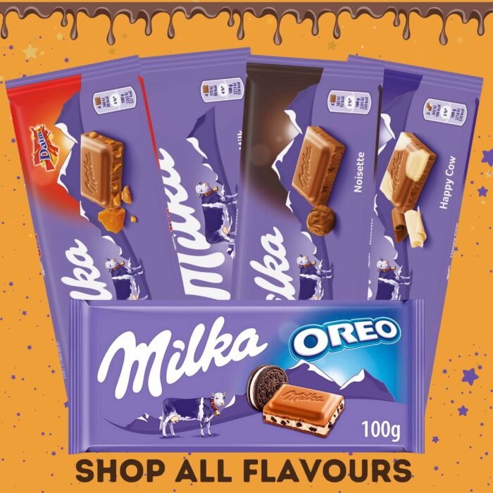 Milka Daim Chocolate Bar - 100g - Image 2