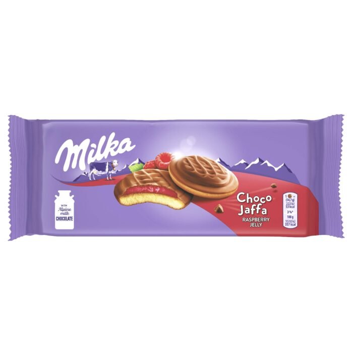 Milka Raspberry Jelly Jaffa Cakes - 147g - Image 1