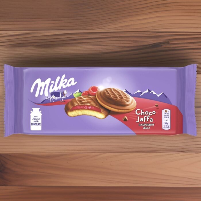Milka Raspberry Jelly Jaffa Cakes - 147g - Image 2