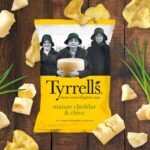 Tyrrells Mature Cheddar and Chive Sharing Crisps - 150g - Image 2