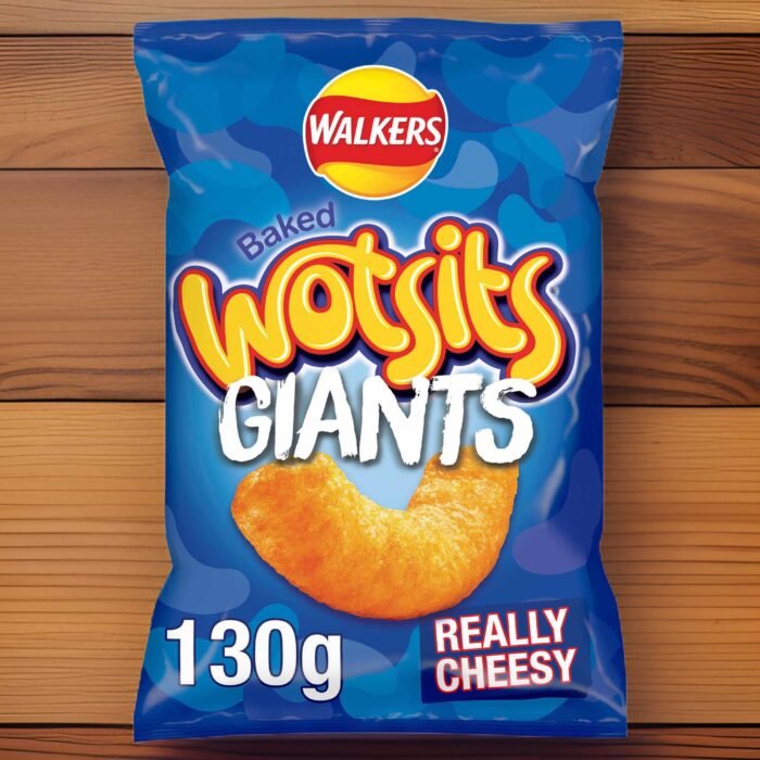 Walkers Wotsits Giants Really Cheesy Crisps - 130g (Sharing Bag) - Image 2