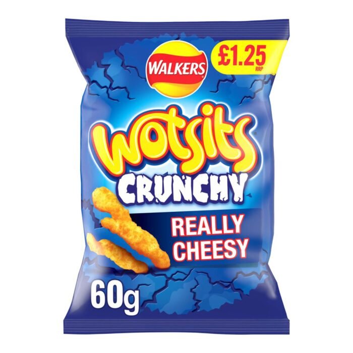 Wotsits Crunchy Really Cheesy 60g – (£1.25 Bag) - Image 1