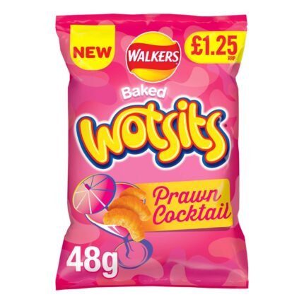 Wotsits Prawn Cocktail 48g – (£1.25 Bags)
