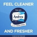 3x12 Packs Andrex Classic Clean Washlets , Flushable Toilet Tissue Wet Wipes with Micellar Water-Biodegradable & Plastic-Free - Use with Regular Toilet Roll for a Shower Fresh Clean - Image 3