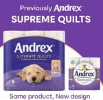 Andrex Ultimate Quilts Toilet Tissue 24 Standard Rolls, Air Pocket Technology for Soft, Thick Sheets (Previously Andrex Supreme Quilts) - 24 Toilet Rolls - Image 10