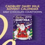 Cadbury Dairy Milk Chocolate Advent Calendar 24 Gift - 12 x 90g